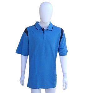 NWT Devon & Jones Men's Sporty Drytec 20 Performance Colorblock Polo - Size 3XL